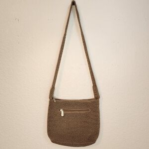 The Sak Tan Crossbody Crochet Bag
